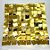 Painel Metalizado Shimmer Wall Vazado Ouro - 30x30cm - 1 unidade - Rizzo - Imagem 1