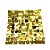 Painel Metalizado Shimmer Wall Vazado Ouro - 30x30cm - 1 unidade - Rizzo - Imagem 5