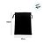 Saquinho de Veludo Premium - Preto - 10x15cm - 10 unidades - Rizzo - Imagem 3