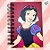 Caderninho de Anotações - Branca de Neve - 50 Folhas - 7x10cm - 1 unidade - Disney Original - Rizzo - Imagem 1