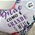 Almofada Coração de Pelúcia - Mãe como é Grande o Meu Amor por Você - 28x20cm - 1 unidade - Rizzo - Imagem 2