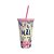 Copo Com Tampa e Canudo - Mãe Eu Te Amo - 600ml - 1 unidade - Rizzo - Imagem 5