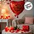 Balão De Festa Metalizado De Coração 18" 45cm - Eu Te Amo -  unidades - Cromus - Rizzo - Imagem 4