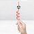 Canudo Espiral Rigido Vermelho - Bola De Futebol - 27cm - 4 unidades - Rizzo - Imagem 3