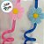 Canudo Espiral Rigido Colorido - Flores - 27cm - 4 unidades - Rizzo - Imagem 2