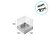 Caixa Mini Bolo M (7cm x 7cm x 7cm) Prata Texturizada - 5 unidades - Assk - Rizzo - Imagem 2