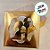 Caixa com visor Vazado - Noivinhos Ouro - 6,5x6,5x3cm - 10 unidades - Assk - Rizzo - Imagem 2