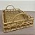 Cesto Decorativo Maroa Fibra Natural - Tamanho Pequeno - 29,5x20x6cm - 1 unidade - Rizzo - Imagem 1