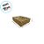 Cesto Decorativo Guatos Natural - Tamanho Grande - 38x28x10cm - 1 unidade - Rizzo - Imagem 4
