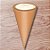 Kit Cone Metalizado Com Etiqueta - Caramelo - 10x15cm - 50 unidades - Cromus - Rizzo - Imagem 1