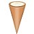 Kit Cone Metalizado Com Etiqueta - Caramelo - 10x15cm - 50 unidades - Cromus - Rizzo - Imagem 4
