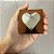 Caixa Para Doce Com Visor De Coração - 5,5x5x3cm - Bronze Texturizada - 10 unidades - Assk - Rizzo - Imagem 3