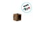 Caixa com Visor VC5 (5cm x 5cm x 4cm) Kraft - 20 unidades - Rizzo - Imagem 4