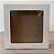 Caixa com Visor VC12 (12cm x 12cm x 4cm) Branca - 20 unidades - Rizzo - Imagem 1