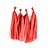 Varal de Pompons - Vermelho - 2m - 1 unidade - Rizzo - Imagem 1