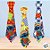 Gravata de Eva - Stitch Junino - 29x8cm - 1 unidade - Disney Original - Rizzo - Imagem 1