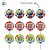 Pick Decorativo para Doces - Stitch Junino - 12 unidades - Disney Original - Rizzo - Imagem 2