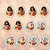 Aplique Imp em EVA - Moana 2 - 12 unidades - Disney Original - Rizzo - Imagem 1