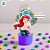 Aplique Imp em EVA - Ariel e Conchas - 5 unidades - Disney Original - Rizzo - Imagem 2