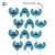 Pick Decorativo para Doces - Stitch - 12 unidades - Disney Original - Rizzo - Imagem 2