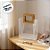 Sacola Transparente PVC Com Alça Retangular Couro Bege - 24x21x11cm - 1 unidade - Cromus - Rizzo - Imagem 3