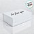 Caixa de Papel Rígido Personalizado com Frase Preta - Retangular Branco com Ímã - 1 unidade - Cromus - Rizzo - Imagem 3