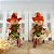 Enfeite Decorativo De Festa Junina De Mesa Espantalho Na Carriola - Laranja - 23x27cm - 1 unidade - Rizzo - Imagem 1