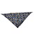 Bandana Estampada - Cavalos - Azul - 1 unidade - Rizzo - Imagem 1