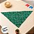 Bandana Estampada - Verde Escuro - 1 unidade - Rizzo - Imagem 1