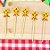 Pick Decorativo De Festa Junina - Balão - 9,5x2cm - 10 unidades - Rizzo - Imagem 1