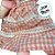 Boneca De Pelúcia Com Vestido Xadrez - Rosa - 35cm - 1 unidade - Rizzo - Imagem 4