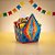 Cachepot Balão De Festa Junina - Arraiá Bão Demais - 9x9x8cm - 8 unidades - Cromus - Rizzo - Imagem 1