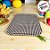 Prato Retangular Laminado - Xadrez Marrom- 33x40,5cm - 1 unidade - Rizzo - Imagem 6