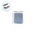 Prato Retangular Laminado - Xadrez Azul - 33x40,5cm - 1 unidade - Rizzo - Imagem 4