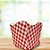 Cachepot Xadrez Vermelho De Festa Junina -7,3x7,3x10cm - 6 unidades - Rizzo - Imagem 1