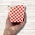 Cachepot Xadrez Vermelho De Festa Junina -7,3x7,3x10cm - 6 unidades - Rizzo - Imagem 4