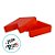 Caixinha Lembrancinha - Bandeirinha Vermelho - 5,5x5,5x3cm - 10 unidades - Rizzo - Imagem 3