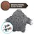 Brinquedo Gorila Squishy - Marrom - 21cm - 1 unidade - Rizzo - Imagem 3