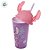 Copo de Plástico com Tampa e Canudo Orelha Angel - 500ml - 1 unidade - Disney Original - Rizzo - Imagem 4