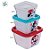 Kit 3 Potes de Plástico Quadrado - Minnie Branco - 1 unidade - Disney Original - Rizzo - Imagem 3
