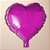 Balão De Festa Metalizado De Coração 10" 25cm - Roxo - 50 unidades - Rizzo - Rizzo - Imagem 1