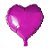 Balão De Festa Metalizado De Coração 10" 25cm - Roxo - 50 unidades - Rizzo - Rizzo - Imagem 4
