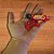 Chaveiro Emborrachado Controle De Video Game - Vermelho - 12cm - 1 unidade - Rizzo - Imagem 3