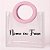Sacola Transparente PVC Personalizado Escrita Preta com Alça Redonda de Couro Rosa Bebê - 15x15x10cm - 1 unidade - Rizzo - Imagem 1