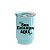Copo De Plástico com Tampa Cristal Personalize Com Sua Estamapa  - Azul - 400ml - 1 unidade - Rizzo - Imagem 1