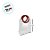 Sacola Transparente PVC com Alça Redonda de Couro Marsala - 20x23x9,5cm - 1 unidades - Rizzo - Imagem 3