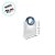 Sacola Transparente Fosca PVC com Alça Redonda de Couro Azul - 32x26x14,5cm - 12 unidades - Rizzo - Imagem 4