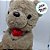 Urso De Pelúcia Com Flor - Marrom - 27cm - 1 unidade - Rizzo - Imagem 2
