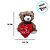 Urso De Pelúcia Com Coração "You Are Special" - Marrom - 18cm - 1 unidade - Rizzo - Imagem 2