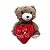 Urso De Pelúcia Com Coração "You Are Special" - Marrom - 18cm - 1 unidade - Rizzo - Imagem 4